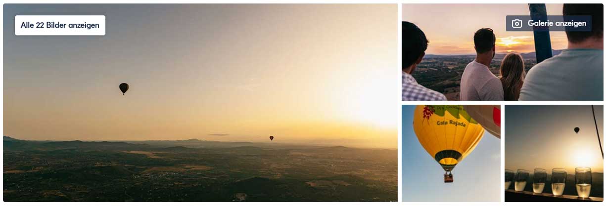 Mallorca Heißluftballonfahrt