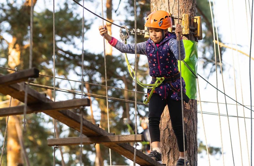 Entdecke den Forestal Kletterpark mit der längsten Seilrutsche Mallorcas